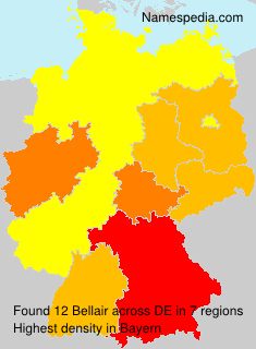 Surname Bellair in Germany Surname Bellair in Germany
