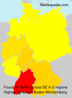 Surname Bellm in Germany Surname Bellm in Germany