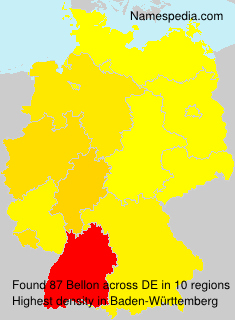 Surname Bellon in Germany Surname Bellon in Germany