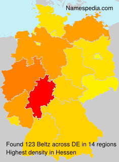 Surname Beltz in Germany Surname Beltz in Germany