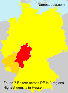 Surname Beltzer in Germany Surname Beltzer in Germany