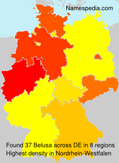Surname Belusa in Germany Surname Belusa in Germany
