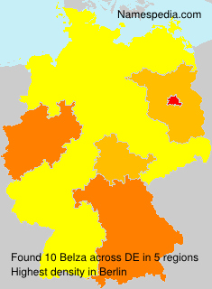 Surname Belza in Germany Surname Belza in Germany