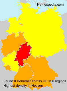 Surname Benamar in Germany Surname Benamar in Germany