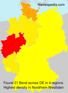Surname Bend in Germany Surname Bend in Germany