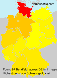 Surname Bendfeldt in Germany Surname Bendfeldt in Germany