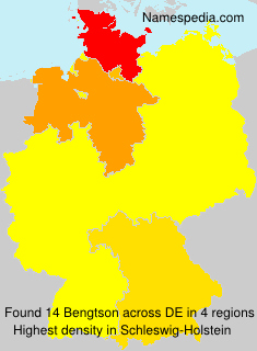 Surname Bengtson in Germany Surname Bengtson in Germany
