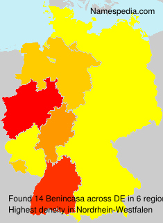 Surname Benincasa in Germany Surname Benincasa in Germany