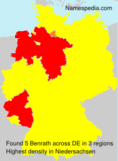 Surname Benrath in Germany Surname Benrath in Germany