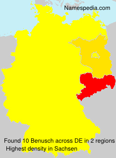 Surname Benusch in Germany Surname Benusch in Germany