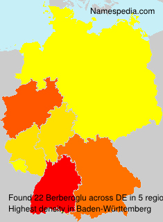 Surname Berberoglu in Germany Surname Berberoglu in Germany
