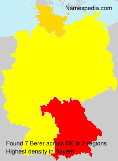 Surname Berer in Germany Surname Berer in Germany