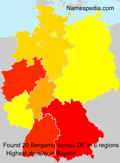 Surname Bergamo in Germany Surname Bergamo in Germany