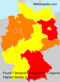 Surname Bergholtz in Germany Surname Bergholtz in Germany