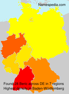Surname Beric in Germany Surname Beric in Germany