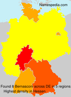 Surname Bernasconi in Germany Surname Bernasconi in Germany