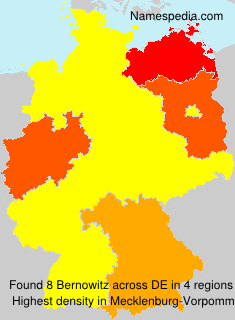 Surname Bernowitz in Germany Surname Bernowitz in Germany