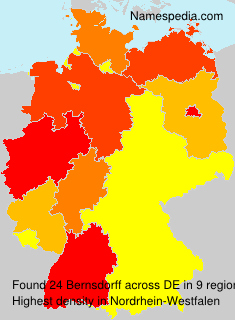 Surname Bernsdorff in Germany Surname Bernsdorff in Germany