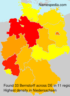 Surname Bernstorff in Germany Surname Bernstorff in Germany