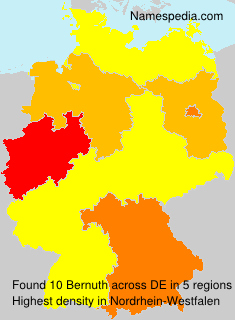 Surname Bernuth in Germany Surname Bernuth in Germany