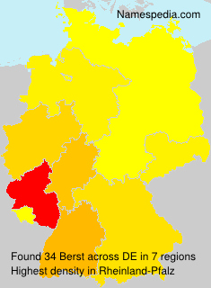 Surname Berst in Germany Surname Berst in Germany