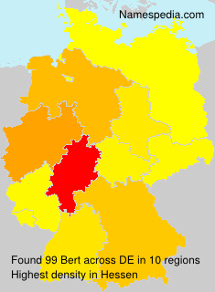 Surname Bert in Germany Surname Bert in Germany