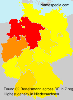 Surname Bertelsmann in Germany Surname Bertelsmann in Germany