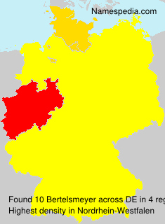 Surname Bertelsmeyer in Germany Surname Bertelsmeyer in Germany