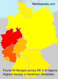 Surname Bertges in Germany Surname Bertges in Germany
