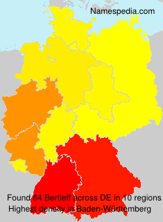 Surname Bertleff in Germany Surname Bertleff in Germany