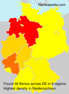 Surname Bertus in Germany Surname Bertus in Germany