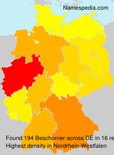 Surname Beschorner in Germany Surname Beschorner in Germany