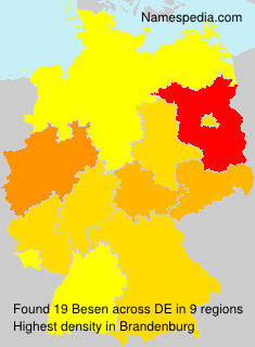 Surname Besen in Germany Surname Besen in Germany