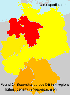 Surname Besenthal in Germany Surname Besenthal in Germany