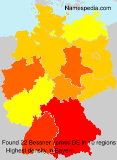Surname Bessner in Germany Surname Bessner in Germany