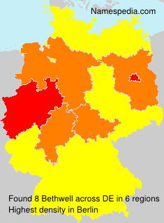 Surname Bethwell in Germany Surname Bethwell in Germany