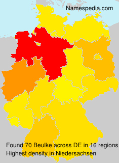 Surname Beulke in Germany Surname Beulke in Germany