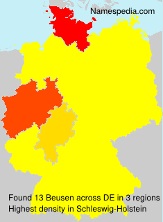 Surname Beusen in Germany Surname Beusen in Germany