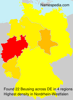 Surname Beusing in Germany Surname Beusing in Germany