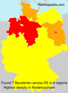 Surname Beusterien in Germany Surname Beusterien in Germany