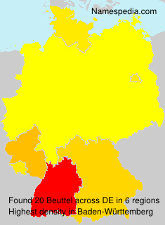 Surname Beuttel in Germany Surname Beuttel in Germany
