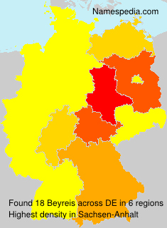 Surname Beyreis in Germany Surname Beyreis in Germany