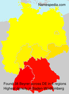 Surname Beyrer in Germany Surname Beyrer in Germany