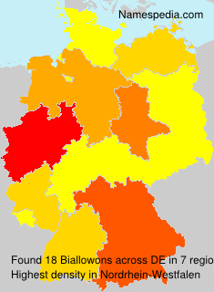 Surname Biallowons in Germany Surname Biallowons in Germany
