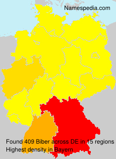Surname Biber in Germany Surname Biber in Germany