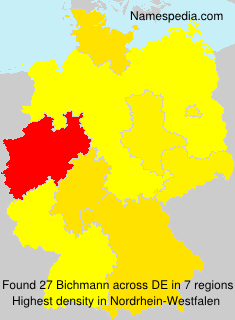 Surname Bichmann in Germany Surname Bichmann in Germany