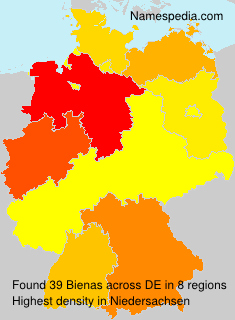 Surname Bienas in Germany Surname Bienas in Germany