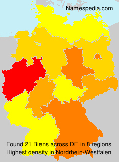 Surname Biens in Germany Surname Biens in Germany