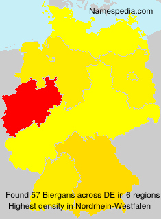 Surname Biergans in Germany Surname Biergans in Germany