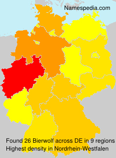 Surname Bierwolf in Germany Surname Bierwolf in Germany
